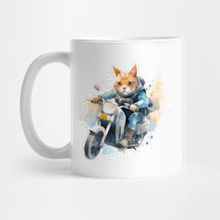 Cat Biker Mug